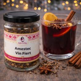 Amestec pentru vin fiert 50g – Mix aromat de iarnă cu scorțișoară, anason și citrice – Anyta Cooking
