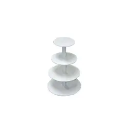 Suport Tort Plastic 4 etaje - 19,5 cm, 24 cm, 31 cm and 34 cm