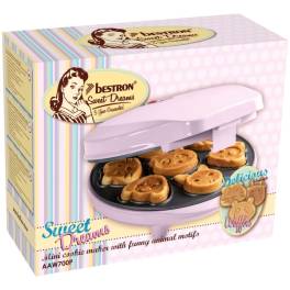 Aparat pentru Mini Gofre, Prajituri in Forma de Animale - Bestron - Anyta Cooking