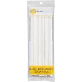 Bețe pentru Lollipop, 20 cm, pachet cu 25 de bucăți – Wilton