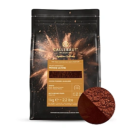 Cacao pudră alcalinizată, grăsime 20-22% – Rouge Ultimate – 1kg - Cacao Barry