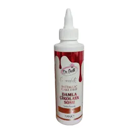 Glazura de ciocolata - Cake Drip - ROSU METALIZAT - 120g - Dr Gusto