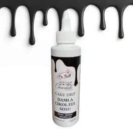 Glazura de ciocolata - Cake Drip - NEGRU - 120g - Dr Gusto