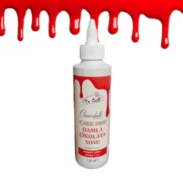 Glazura de ciocolata - Cake Drip - ROSU - 120g - Dr Gusto