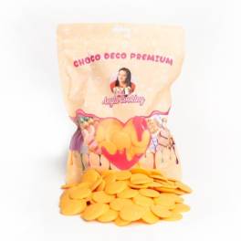 Choco Deco Premium (Deco Melts)-1 kg-(Portocaliu-Portocale)-Anyta Cooking