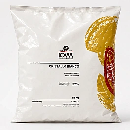 Ciocolată albă Cristallo 32% 15 kg - ICAM (fara gluten)