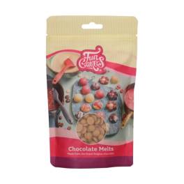 Ciocolată glazuri (Chocolate Melts) - GOLD -200 GR -Funcakes - Anyta Cooking