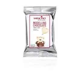 Ciocolata Alba Modelatoare - 250 gr - Saracino - Anyta Cooking