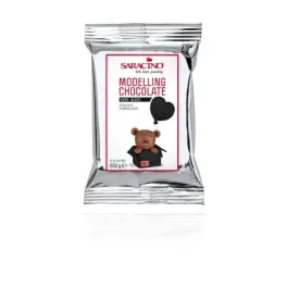 Ciocolata Modelatoare - Negru - 250 gr - Saracino - Anyta Cooking