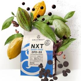 Ciocolata Neagra Vegana si Fara Lactoza  - NXT DFD55 - 55.7% - 1 kg vrac - Callebaut