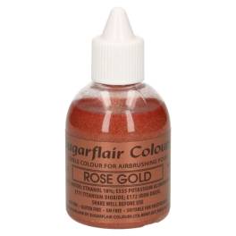 Colorant Aerograf – ROSE GOLD/ AURIU ROZ – 60 ml - Sugarflair