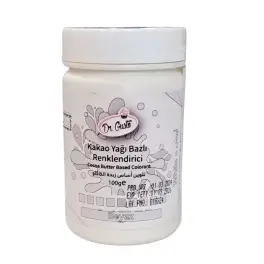 Colorant alimentar cu unt de cacao (Liposolubil) - ALB / White - 100g - Dr. Gusto