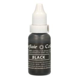 Colorant Alimentar Lichid - BLACK / NEGRU - 14 ml. - Sugarflair - Anyta Cooking