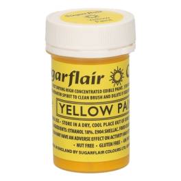 Colorant alimentar pt pictat-GALBEN MAT-Yellow Paint-20 gr-Sugarflair - Anyta Cooking