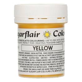 Colorant pentru Ciocolata – YELLOW / GALBEN - 35 g – Sugarflair