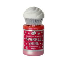 Colorant Lichid Metalizat Sparkle - Roz / Pink - 60 gr - Dr Gusto