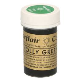 Colorant Pasta/Gel - HOLLY GREEN / Verde Stejar 25g - Sugarflair - Anyta Cooking