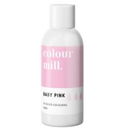 Colorant pt Ciocolată ,Crema de Unt etc.- Baby Pink, 100 ml-Colour Mill