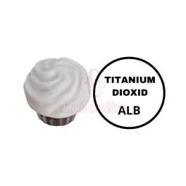 Colorant Pudra Alimentar pe baza de apa - 5 gr -Alb/White - Dr Gusto