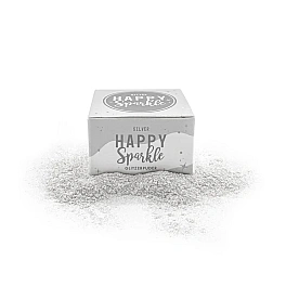Colorant Pudra Argintiu Sclipicios - Silver - 8 gr - Happy Sprinkles
