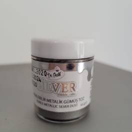 Colorant Pudra Metalizat -Argintiu / Silver - 10 gr - Dr gusto