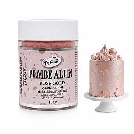 Colorant Pudra Metalizat - Rose Gold / Auriu Roze - 10 gr - Dr gusto