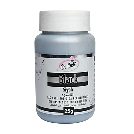 Colorant pudra pt Ciocolata (Liposolubil)-25 gr-Negru/Black-Dr Gusto - Anyta Cooking