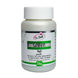 Colorant pudra pt Ciocolata (Liposolubil)-25 gr-VERDE/YESIL-Dr Gusto