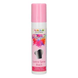 Colorant Spray Metalic - BLACK / Negru -100ML-FunCakes