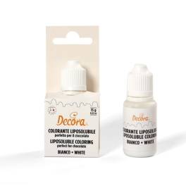 Colorant WHITE / Alb Ciocolata - 15 GR - Decora