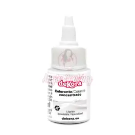 Colorant concentrat ALB - liposolubil - 30ML - Dekora