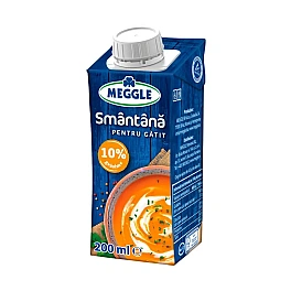 Crema / Smantana lichida pentru gatit, 10% grasime - 200g - Meggle