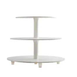 Suport Tort Plastic 3 etaje - 355mm inaltime, 340mm diametru