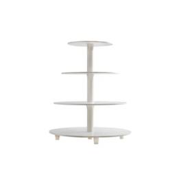 Suport Tort Plastic 4 etaje - 510mm inaltime, 340mm diametru