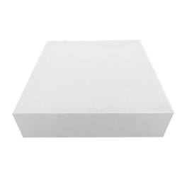 Cutie Patrata Prajuturi /Fursecuri Alba - 23 x 23 x Inalt 10 CM