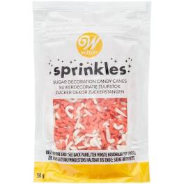 Decor comestibil - CANDY CANE SPRINKLE MIX - 50 gr - Wilton - Anyta Cooking