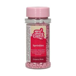 Decor comestibil confetti - CROWNS PINK - 45 G- Funcakes