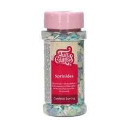 Decor comestibil confetti - SPRING - 60 G- Funcakes