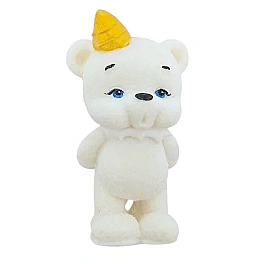 Decor  comestibil din zahăr Urs alb - Anyta Cooking