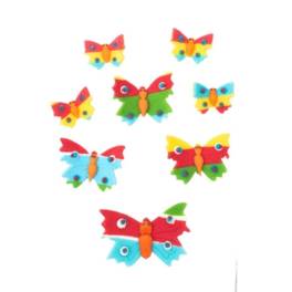  Decor comestibil -  „Fluturi" 8 bucăți - Anyta Cooking 