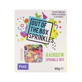 Decor comestibil Sprinkles - RAINBOW- 60 GR - PME