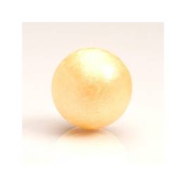 Decor din ciocolata sfera rotunda - 3D WHITE- Ø 27 MM - Dekora (ss)