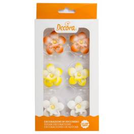 Decor din Zahar - Orhidee Colorate - ø 3.5 cm - Decora