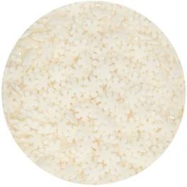 Decor din zahar – Snowflakes White – 50 Gr – Funcakes - Anyta Cooking
