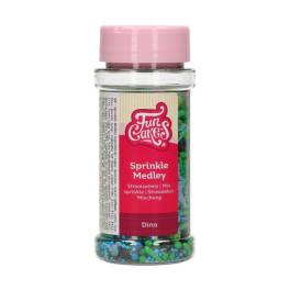 Decor din zahar -SPRINKLE MEDLEY DINO 65 G - Funcakes