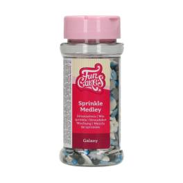 Decor din zahar -SPRINKLE MEDLEY GALAXY 50 G - Funcakes