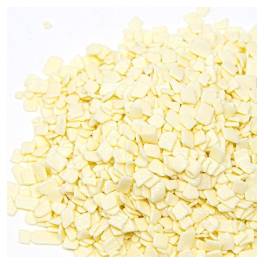 Decor fulgi de ciocolată albă (fără gluten) - 1 kg - Irca