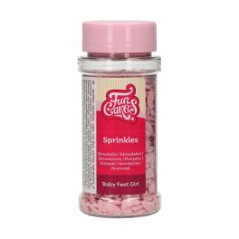 Decoratiune zahar - BABY FEET GIRL -55G -Funcakes