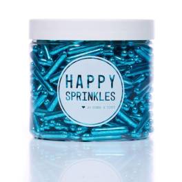 Decoratiuni zahar (sprinkles) - Blue Rods - 90 gr - Happy Sprinkles