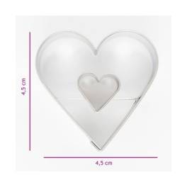 Decupator in forma de inima - 4,5 CM - Cookie Cutters